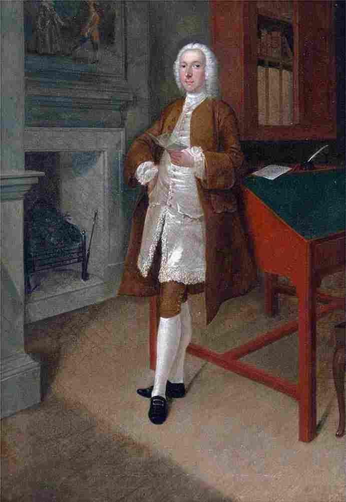 devis An Unknown Man in a Library Art A4 Photo Print