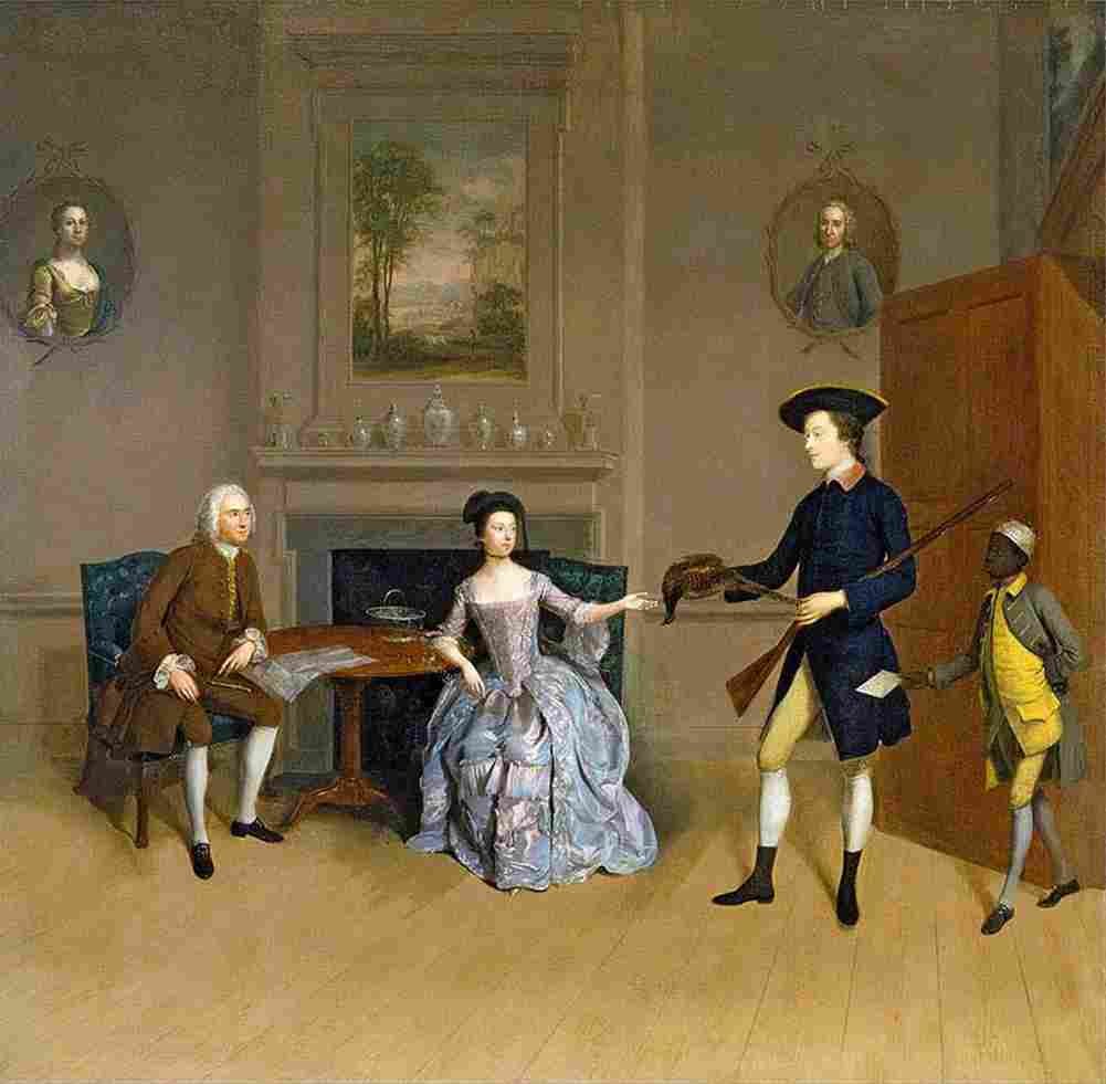 devis John Orde His Wife Anne and His Eldest Son William Art A4 Photo Print