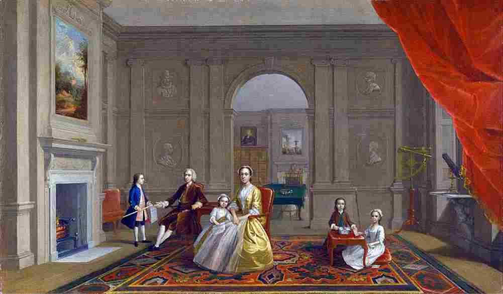 devis The John Bacon Family Art A4 Photo Print