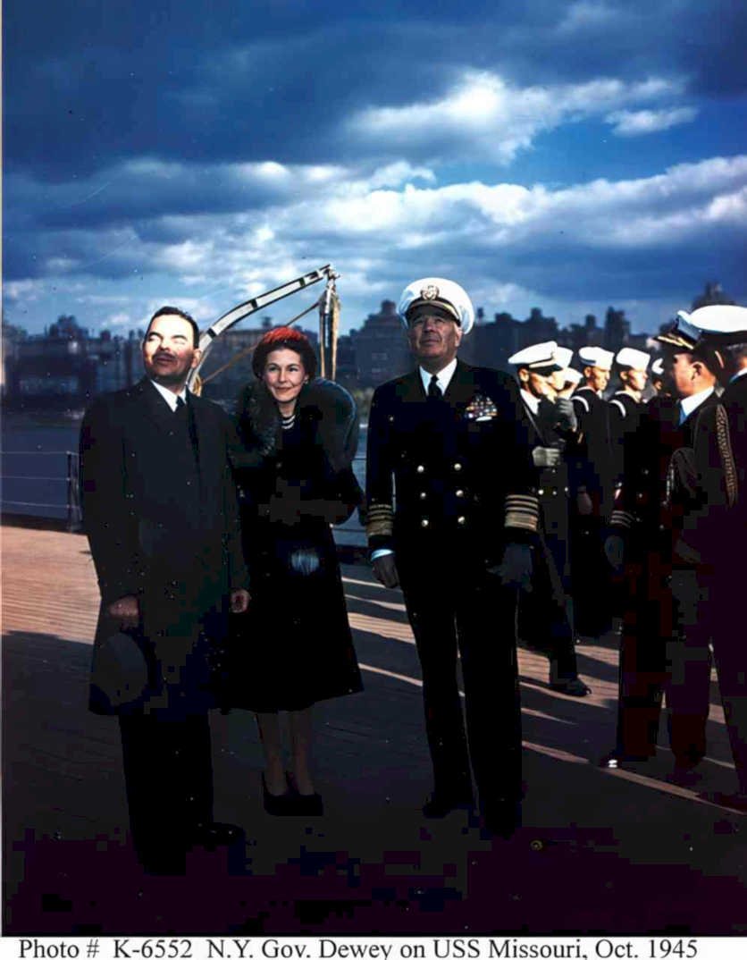 dewey missouri Vintage world war A4 Photo Print