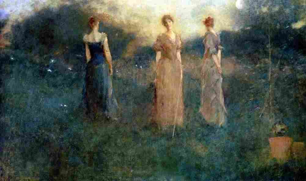 dewing In the Garden Art A4 Photo Print