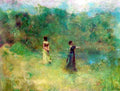 dewing Summer Art A4 Photo Print