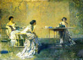 dewing The Gossip Art A4 Photo Print