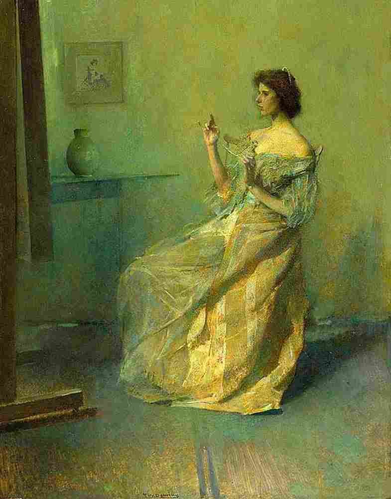 dewing The Necklace Art A4 Photo Print
