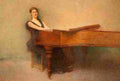 dewing The Piano Art A4 Photo Print