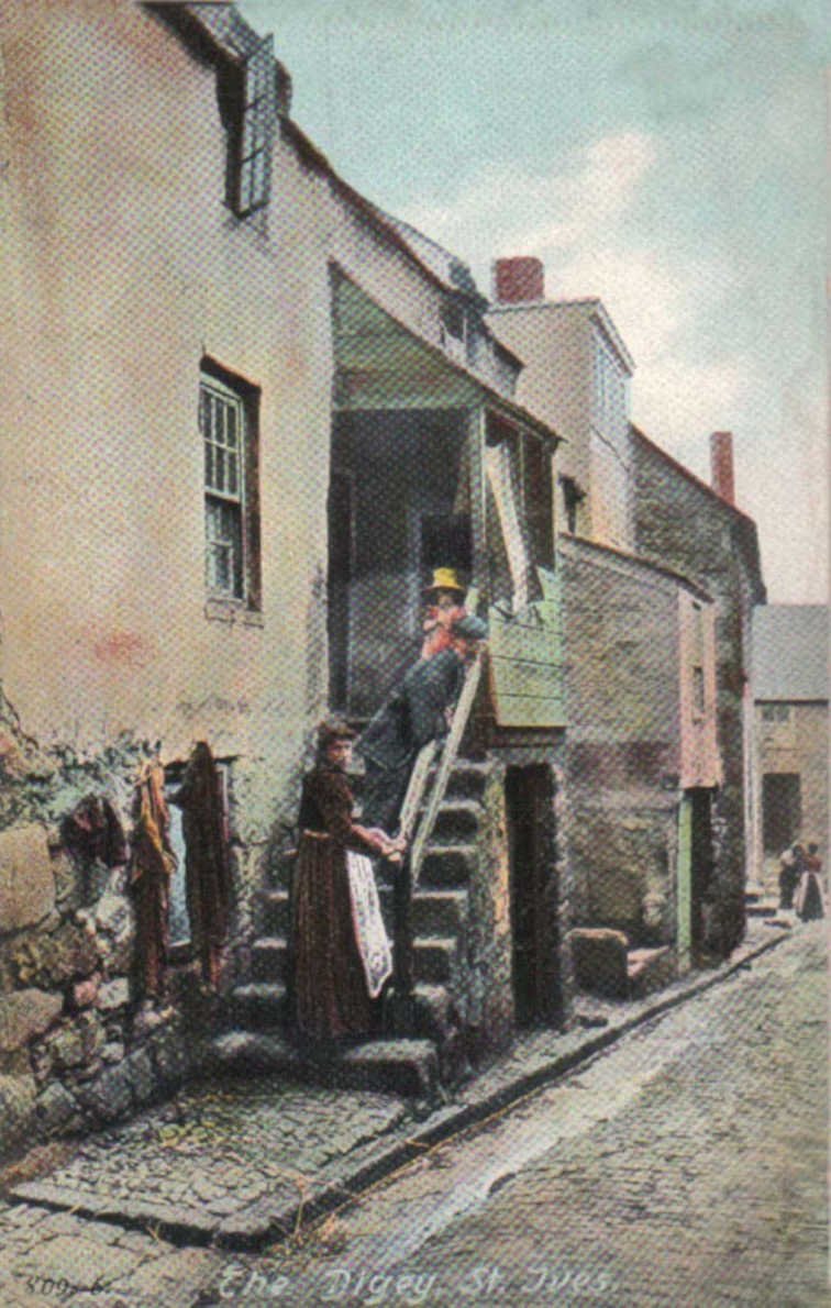 digey st ivesVintage 1880s 1900s A4 Photo Print