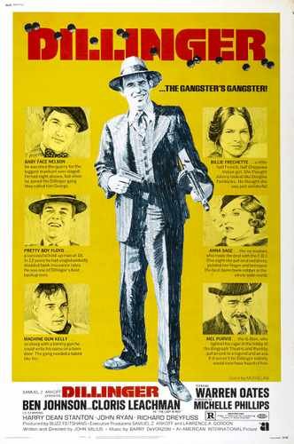 dillinger  02 film star poster A4 Photo Print