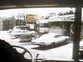 diner sedan roadside1980s 1990s A4 Photo Print