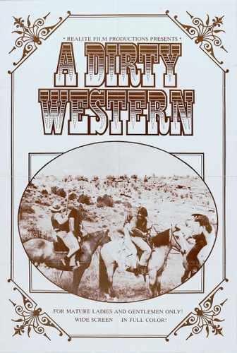 dirty western  01 film star poster A4 Photo Print