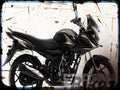 discover 150f Bajaj A4 Photo Print Motorbike Vintage Aged