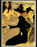 divan japonais toulouse lautrec 1893 Advert A4 Photo Print