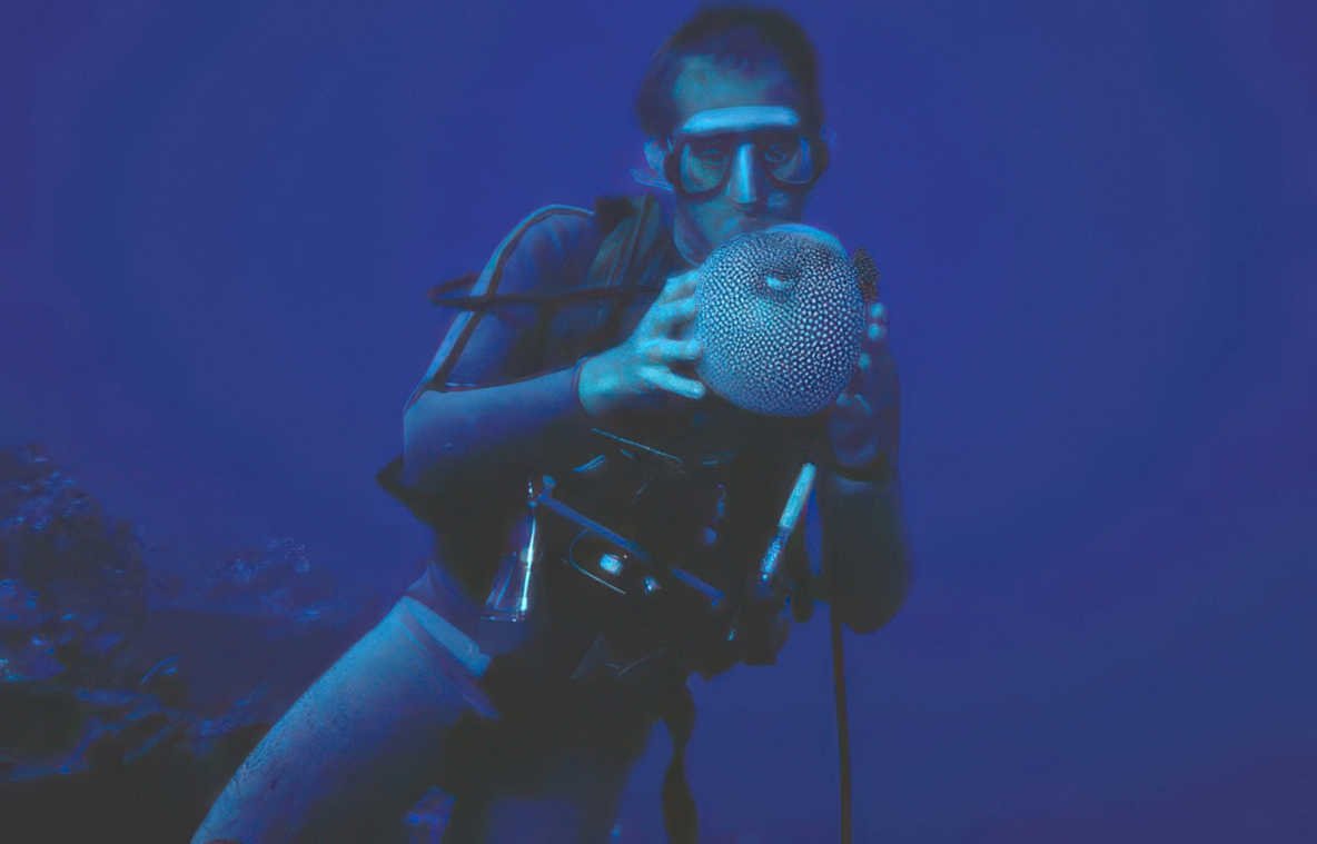 diver decompression device Vintage A4 Photo Print