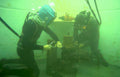 divers tank salvage Vintage A4 Photo Print