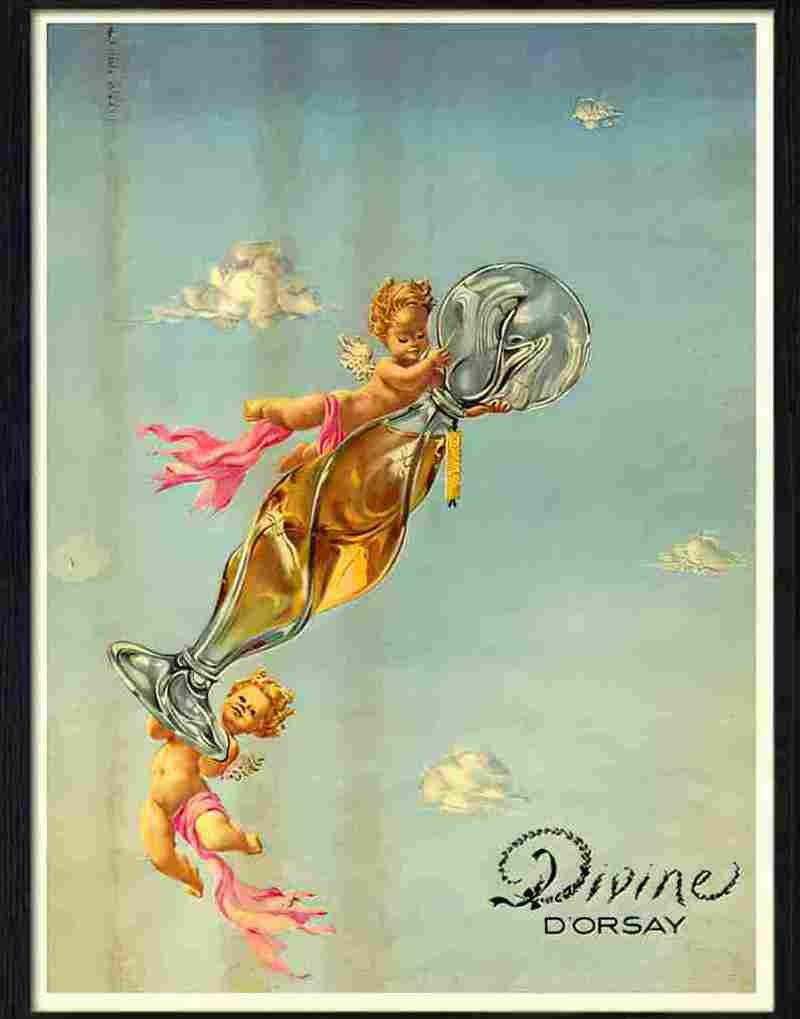 divine d'orsay perfume advert Advert A4 Photo Print