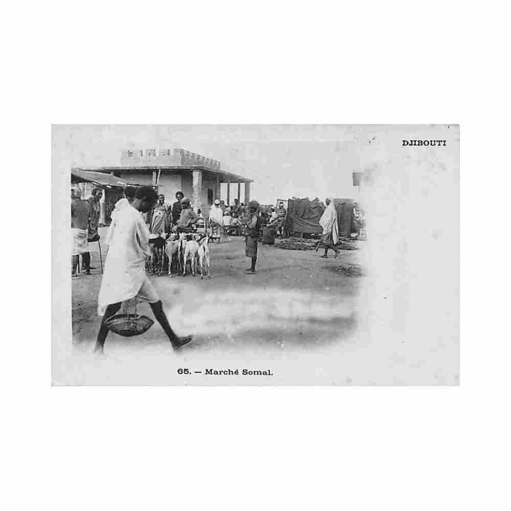 djibouti marche somali ed inconnu 65 Vintage A4 Photo Print