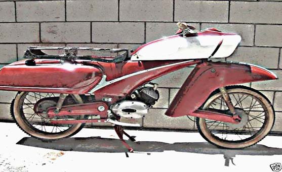 dkw hummel motorbike A4 Photo Print