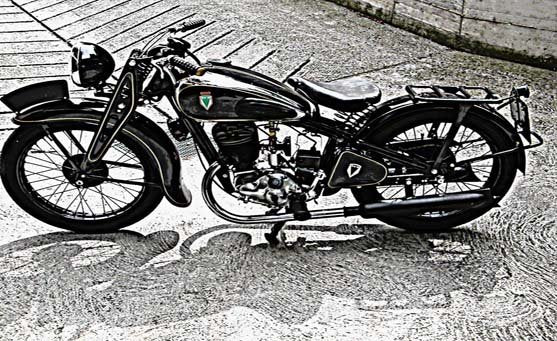 dkw sb250 motorbike A4 Photo Print