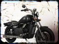 dl 282 Dinli A4 Photo Print Motorbike Vintage Aged