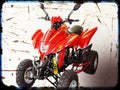 dl904 lightning Dinli A4 Photo Print Motorbike Vintage Aged