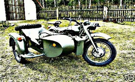 dnepr motorbike A4 Photo Print
