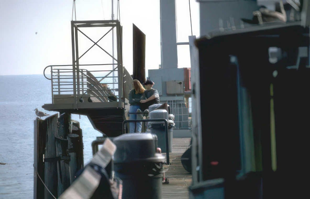 dockside embrace bay Vintage A4 Photo Print