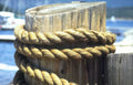 dockside rope tahoe Vintage A4 Photo Print