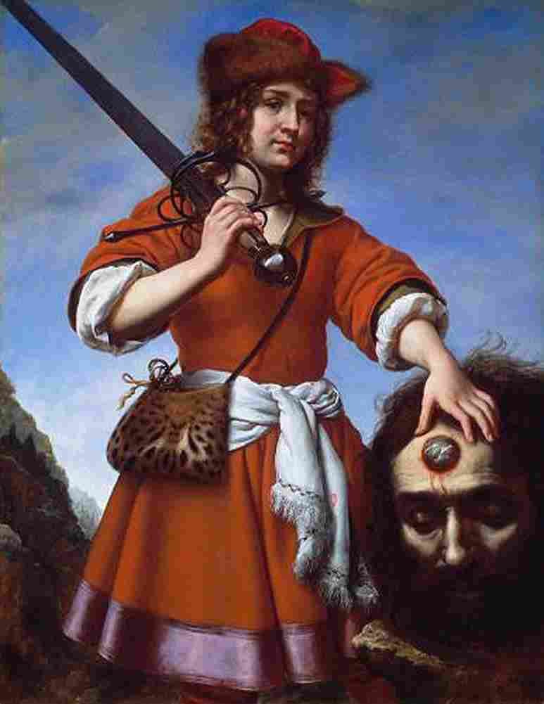 dolci david with head of goliath Art A4 Photo Print