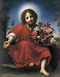 dolci jesus with flowers Art A4 Photo Print