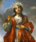 dolci saint with golden heart Art A4 Photo Print