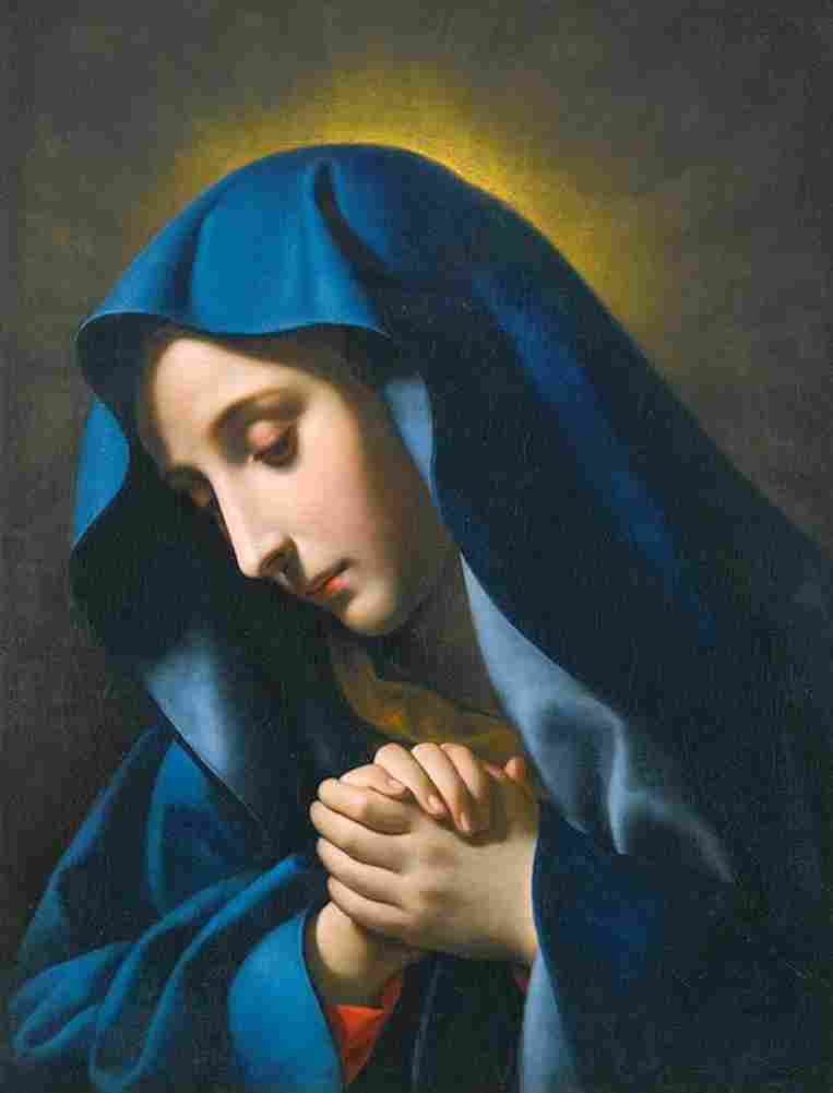 dolci virgin at prayer Art A4 Photo Print