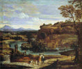 dome landscape with a child overturning wine Art A4 Photo Print
