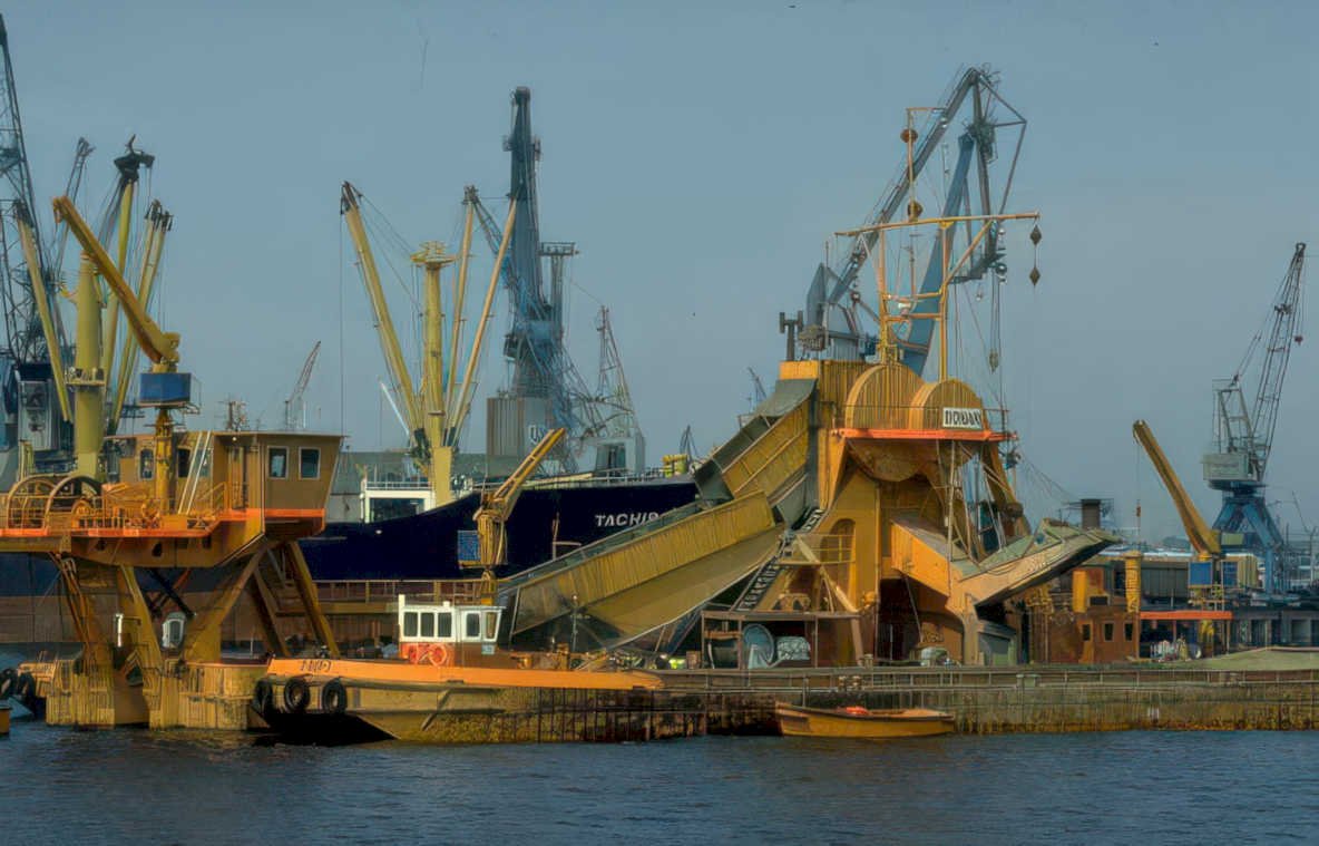 domex crane baltic Vintage A4 Photo Print