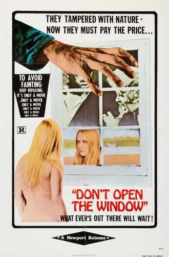 dont open the window  01 film star poster A4 Photo Print