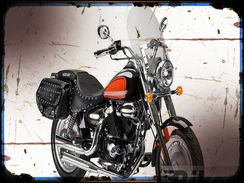 dorado 250 Keeway A4 Photo Print Motorbike Vintage Aged