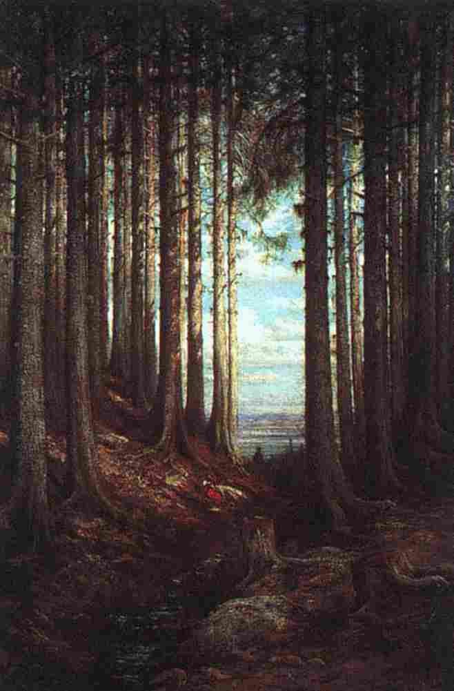 dore Alpine Scene Art A4 Photo Print