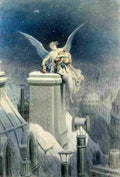 dore Christmas Eve Art A4 Photo Print