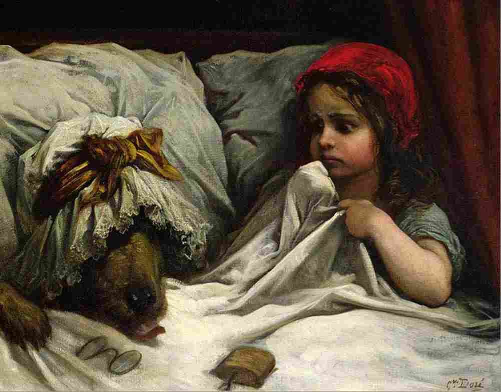 dore Little Red Riding Hood Art A4 Photo Print