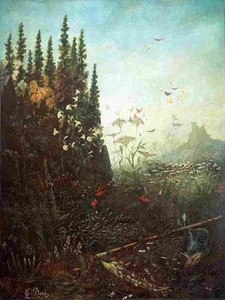 dore Summer Art A4 Photo Print