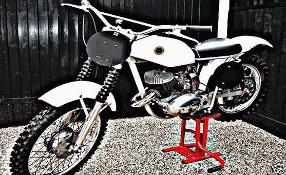 dot white strength motorbike A4 Photo Print