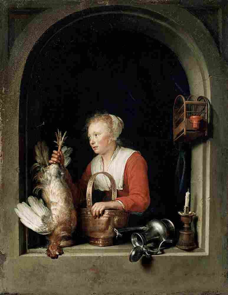 dou dutch housewife Art A4 Photo Print