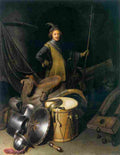 dou soldier of the leiden civic guard Art A4 Photo Print