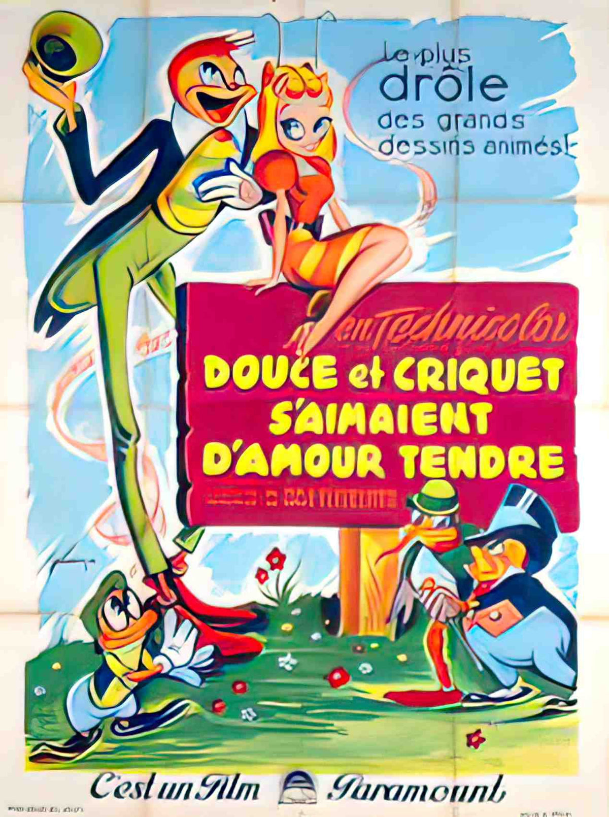 douce et criquet A Advert A4 Photo Print
