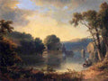 doughty Ruins in a Landscape Art A4 Photo Print