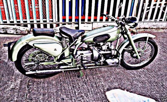 douglas mk5 motorbike A4 Photo Print