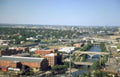 downtown minneapolis bridge Vintage A4 Photo Print