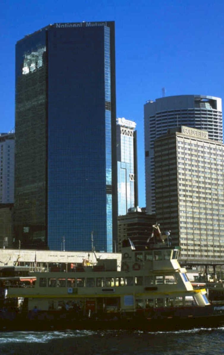 downtown skyline vancouver 1980s 1990s A4 Photo Print