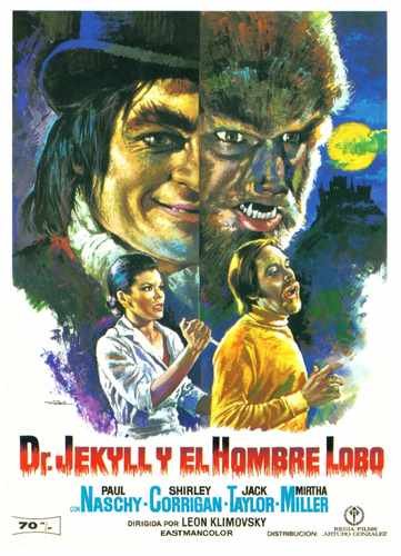 dr jekyll vs werewolf  01 film star poster A4 Photo Print