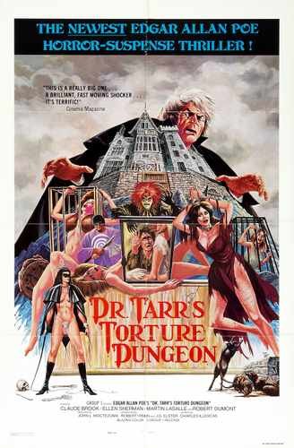 dr tarrs torture dungeon  01 film star poster A4 Photo Print