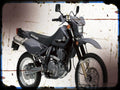 dr650se A4 Photo Print Motorbike Vintage Aged