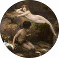 dra Naiads Pool Art A4 Photo Print